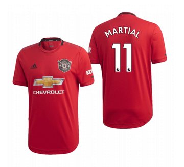 Anthony Martial Manchester United red Home jersey