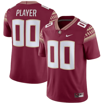 Custom Florida State Seminoles red jersey
