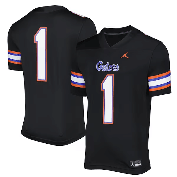 Custom Florida Gators black Game jersey