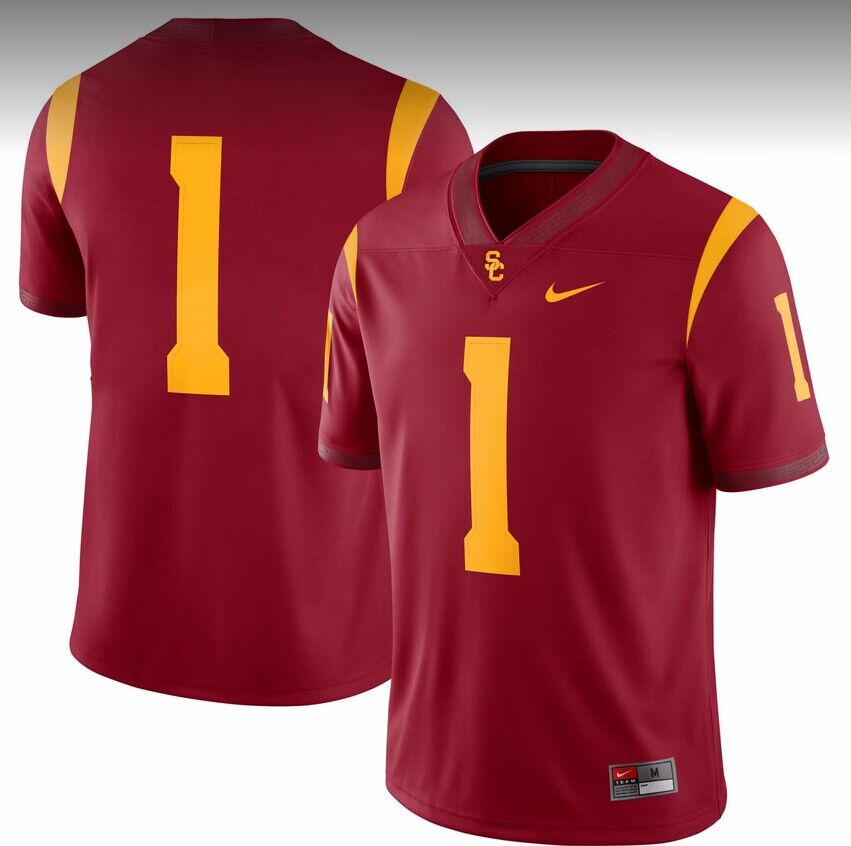 USC Trojans red Game jersey