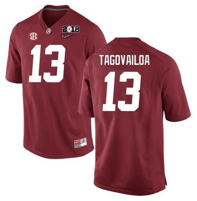 Custom Alabama Crimson Tide red jersey