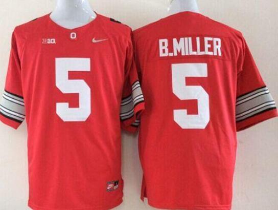 Custom Ohio State Buckeyes red Limited jersey