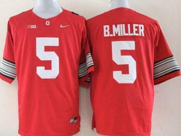 Custom Ohio State Buckeyes red Limited jersey