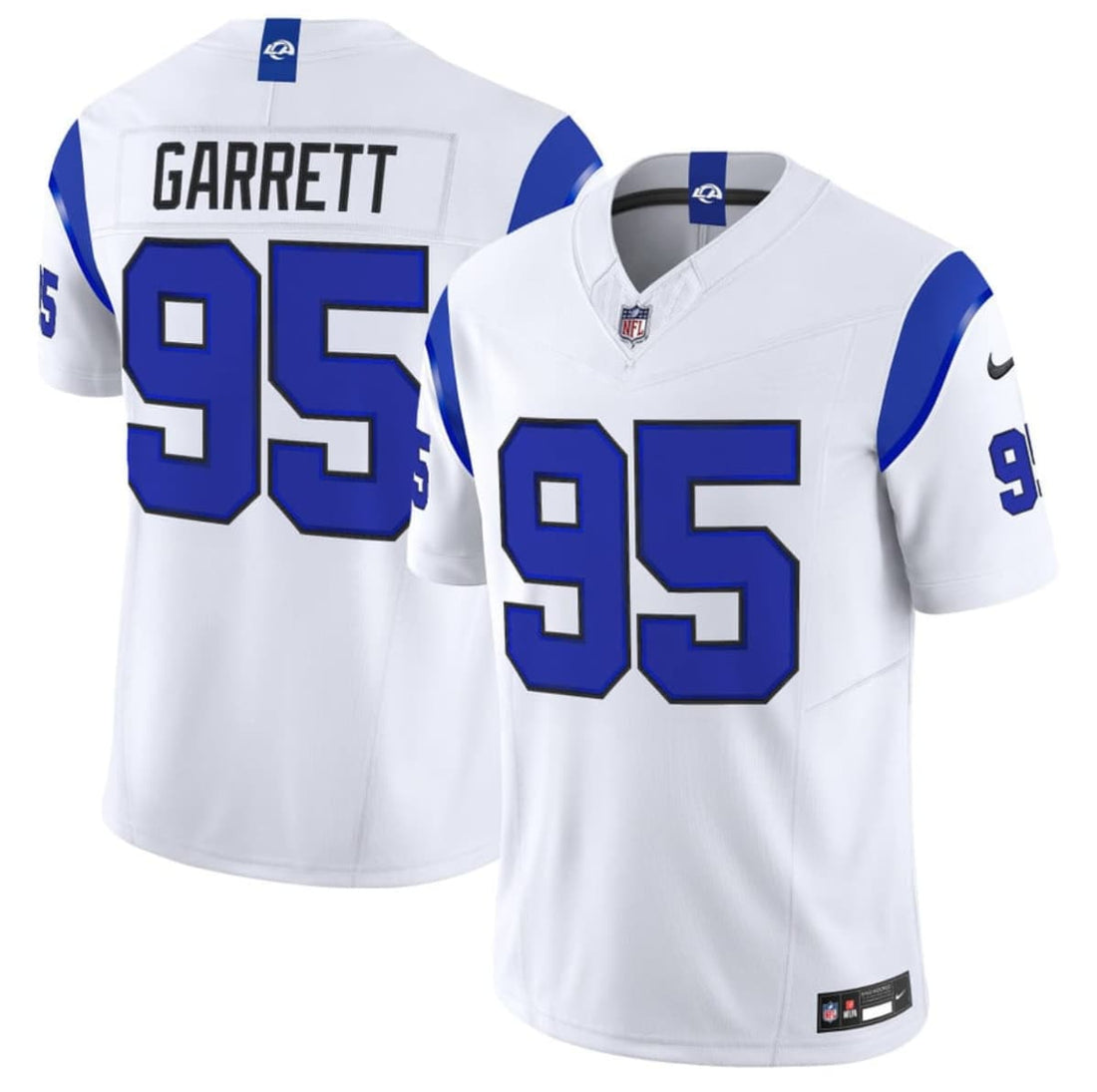 Myles Garrett Los Angeles Rams white Vapor jersey