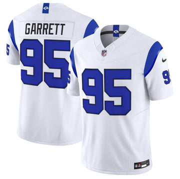 Myles Garrett Los Angeles Rams white Vapor jersey