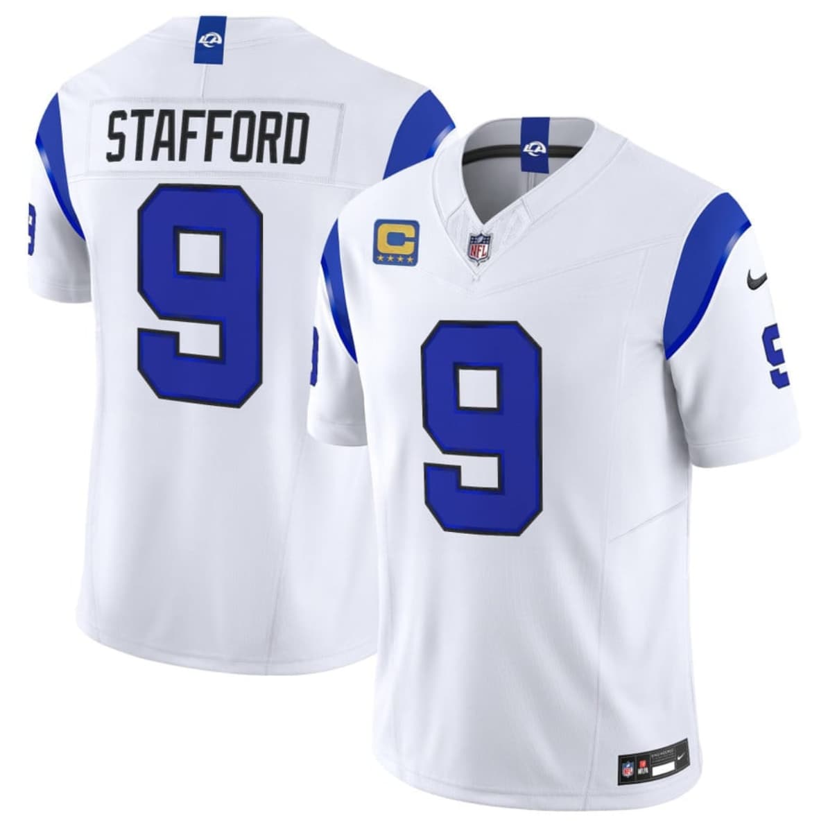 Matthew Stafford Los Angeles Rams white Vapor jersey