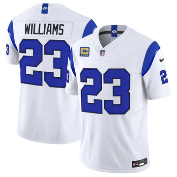 Kyren Williams Los Angeles Rams white Vapor jersey