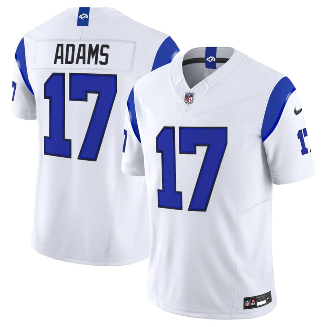 Davante Adams Los Angeles Rams white Vapor jersey
