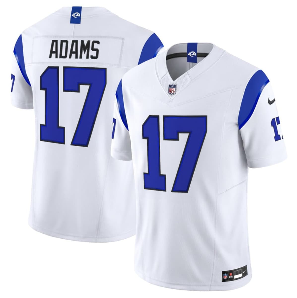 Davante Adams Los Angeles Rams white Vapor jersey