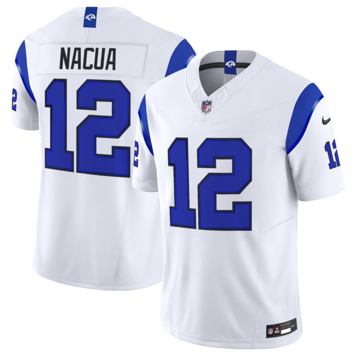 Puka Nacua Los Angeles Rams white Vapor jersey
