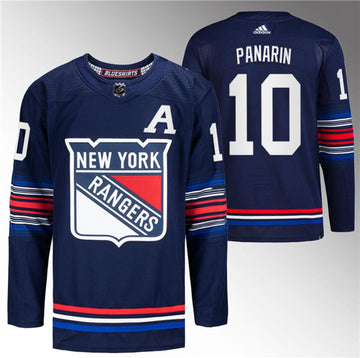 Artemi Panarin New York Rangers navy jersey