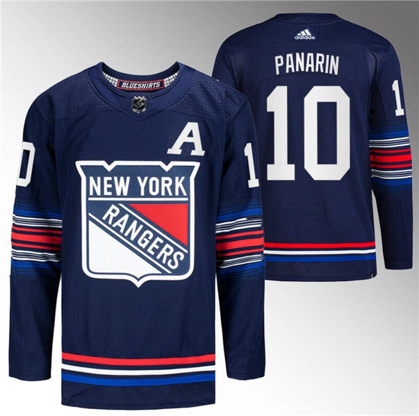 Artemi Panarin New York Rangers navy jersey