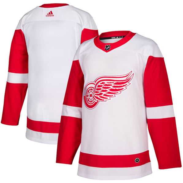 Custom Detroit Red Wings white jersey