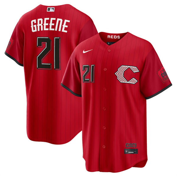Hunter Greene Cincinnati Reds red City Connect jersey