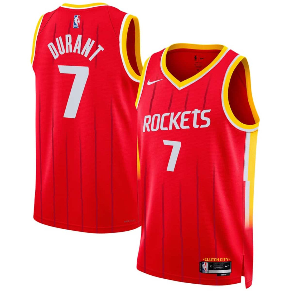 Kevin Durant Houston Rockets red jersey