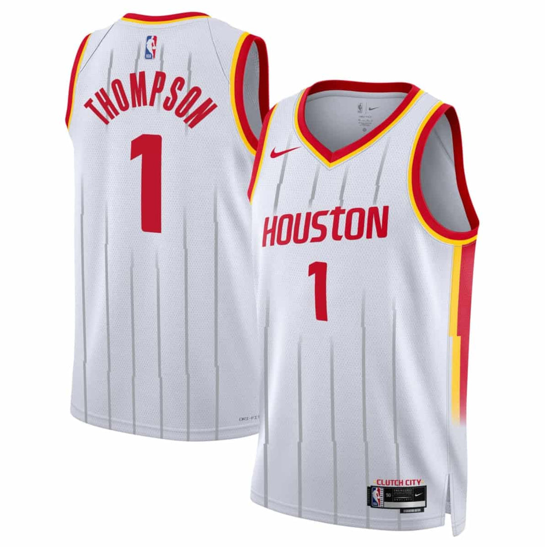 Amen Thompson Houston Rockets white jersey