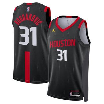 Bogdan Bogdanović Houston Rockets black jersey