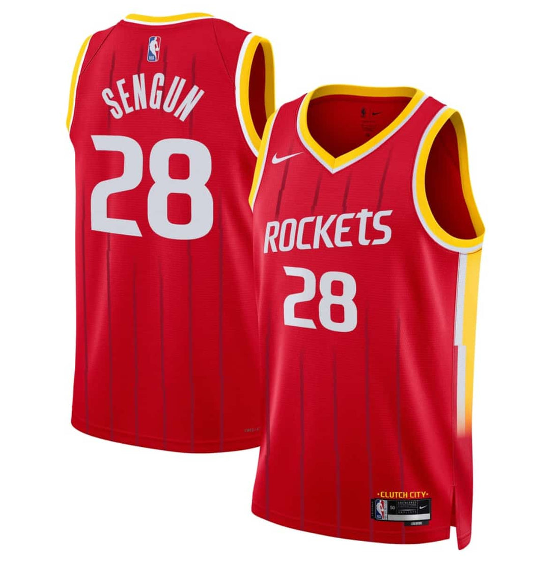 Alperen Sengun Houston Rockets red jersey