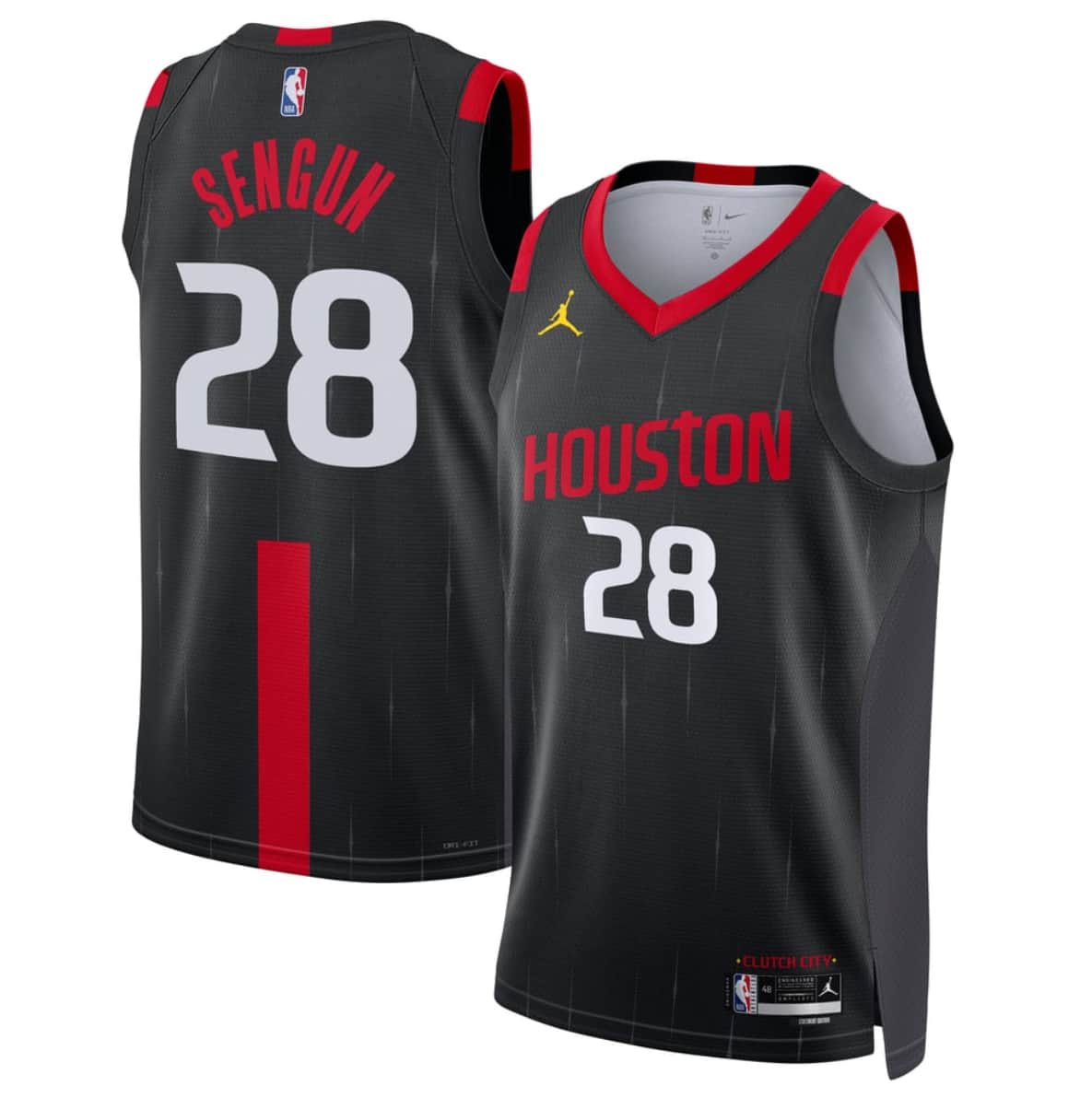 Alperen Sengun Houston Rockets black jersey