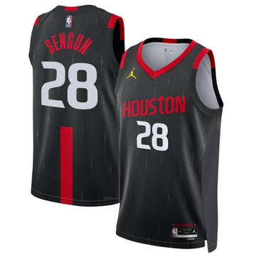 Alperen Sengun Houston Rockets black jersey