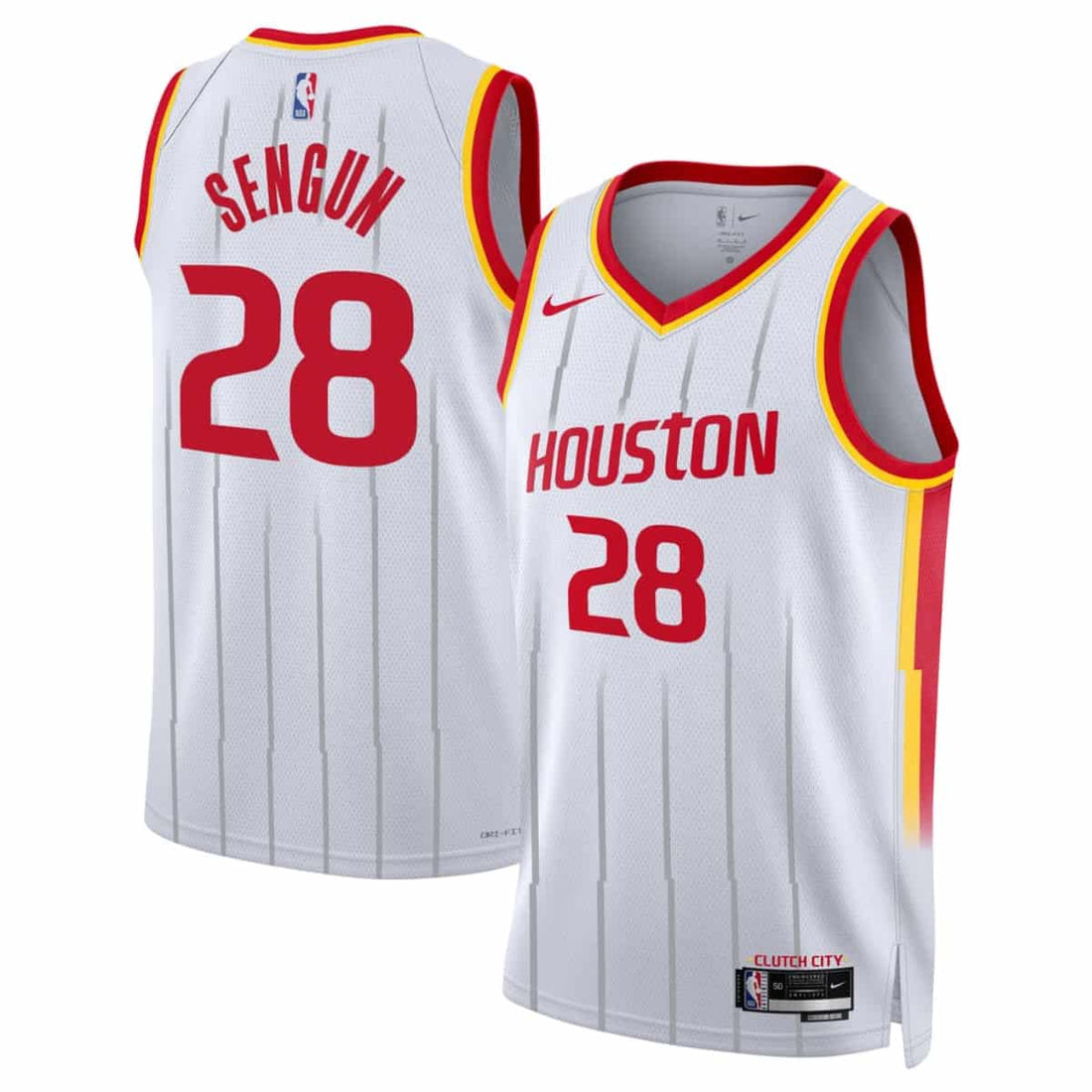 Alperen Sengun Houston Rockets white jersey