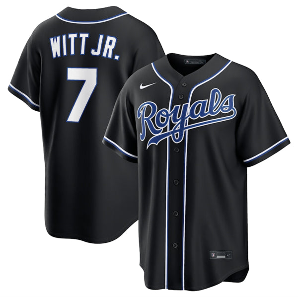Bobby Witt Jr Kansas City Royals black jersey