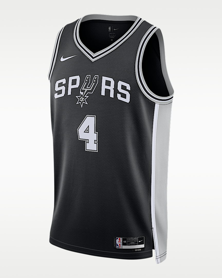 De'Aaron Fox Icon Edition San Antonio Spurs jersey