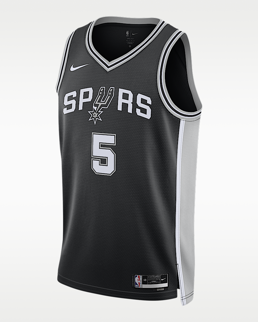 Stephon Castle Icon Edition San Antonio Spurs jersey