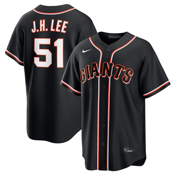 Jung Hoo Lee San Francisco Giants black jersey