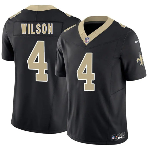Zach Wilson New Orleans Saints black Vapor jersey
