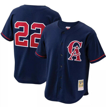 Bo Jackson Los Angeles Angels navy jersey