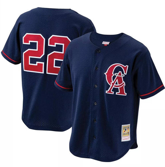Bo Jackson Los Angeles Angels navy jersey