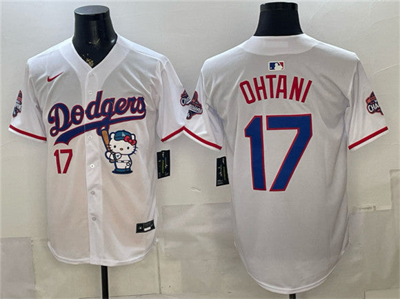 Shohei Ohtani Los Angeles Dodgers white jersey