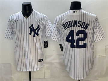 Jackie Robinson New York Yankees white jersey