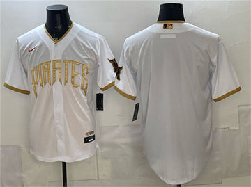 Custom Pittsburgh Pirates white City Connect jersey