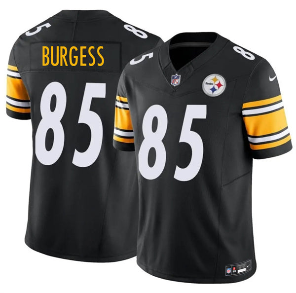 Cole Burgess Pittsburgh Steelers black Vapor jersey