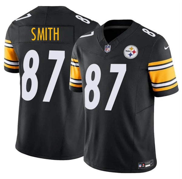 Brandon Smith Pittsburgh Steelers black Vapor jersey