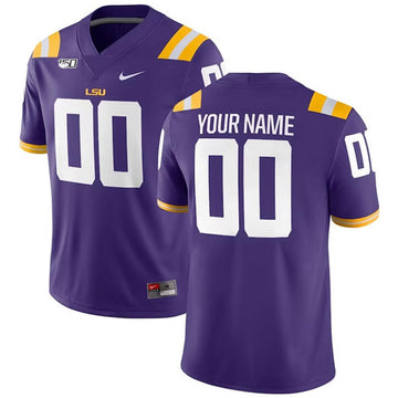 Custom LSU Tigers purple Limited jersey