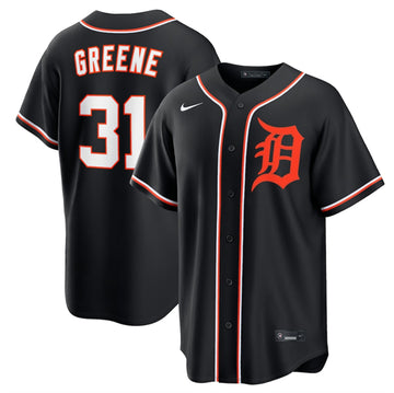 Riley Greene Detroit Tigers black jersey