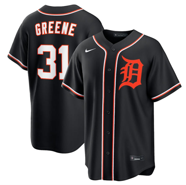 Riley Greene Detroit Tigers black jersey
