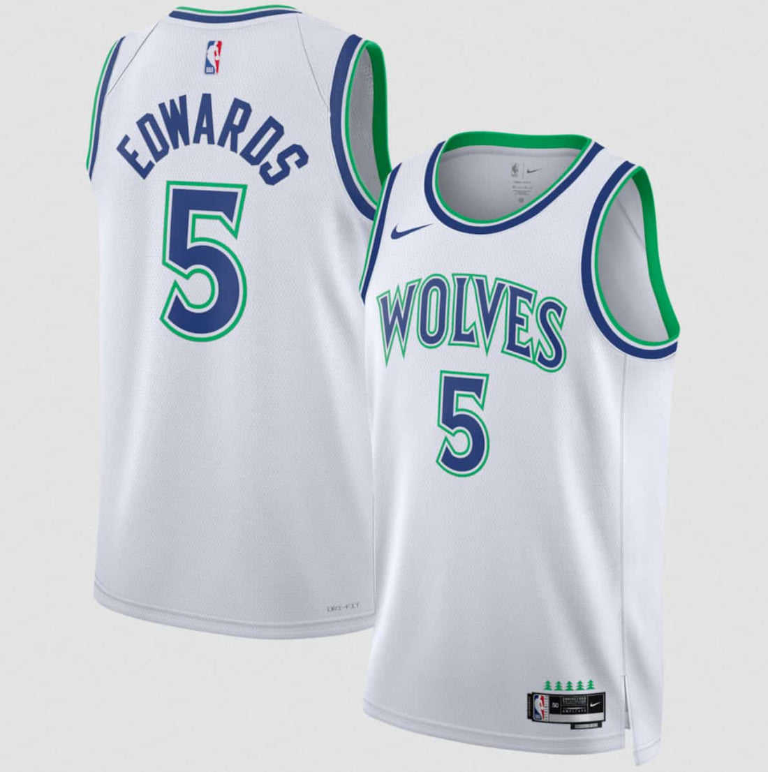 Anthony Edwards Minnesota Timberwolves white jersey
