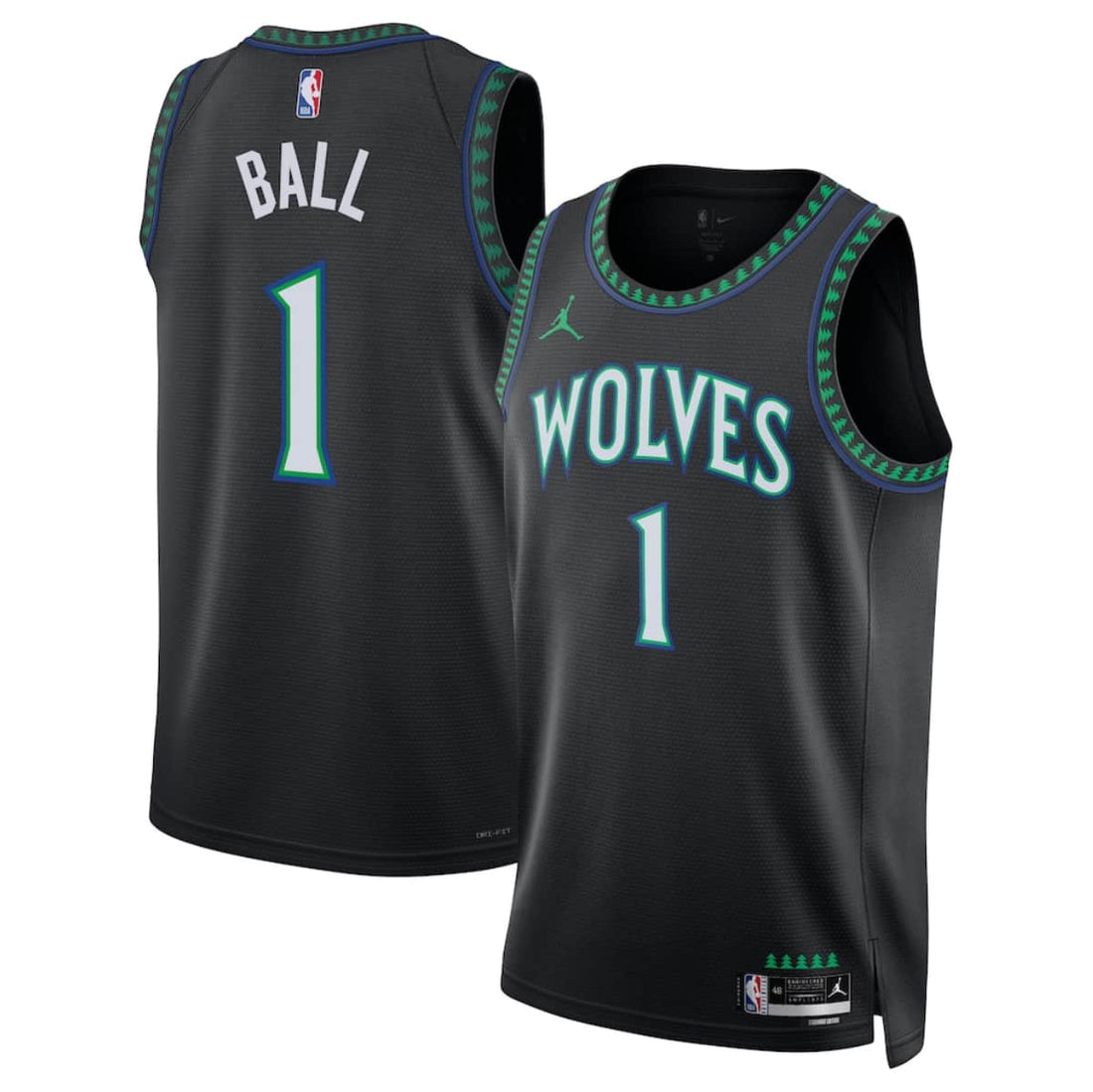 LaMelo Ball Minnesota Timberwolves black jersey