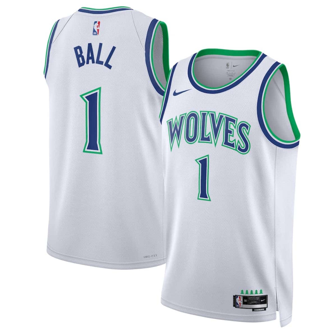 LaMelo Ball Minnesota Timberwolves white jersey