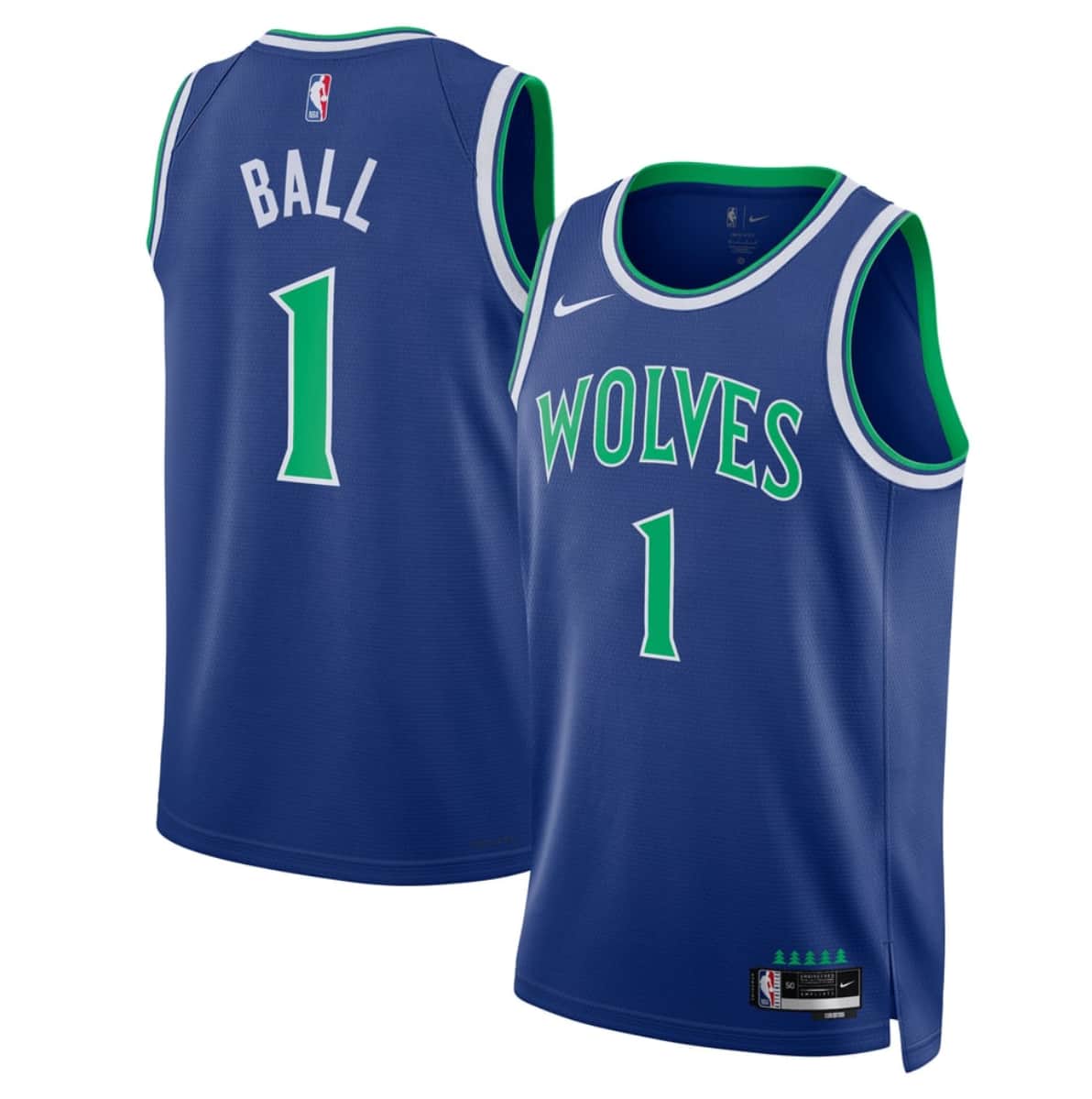 LaMelo Ball Minnesota Timberwolves blue jersey