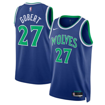 Rudy Gobert Minnesota Timberwolves blue jersey