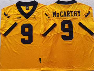 Michigan Wolverines yellow jersey