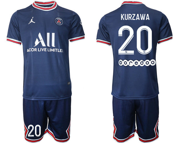 Kurzawa Paris Saint-Germain blue jersey