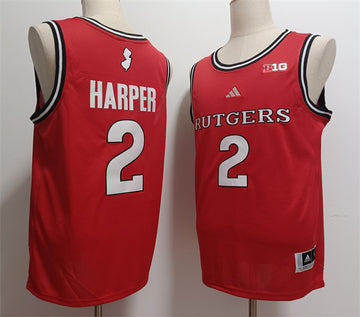 Dylan Harper Rutgers Scarlet Knights red jersey