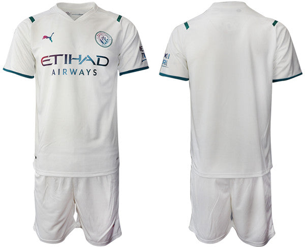 Manchester City white Away jersey