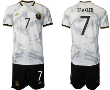 Draxler Germany National Team white Home jersey